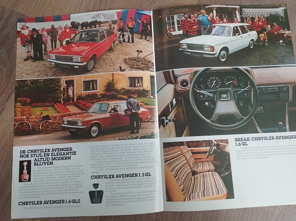 Chrysler Avenger autofolder 1977, Ophalen of Verzenden, Nieuw, Overige merken