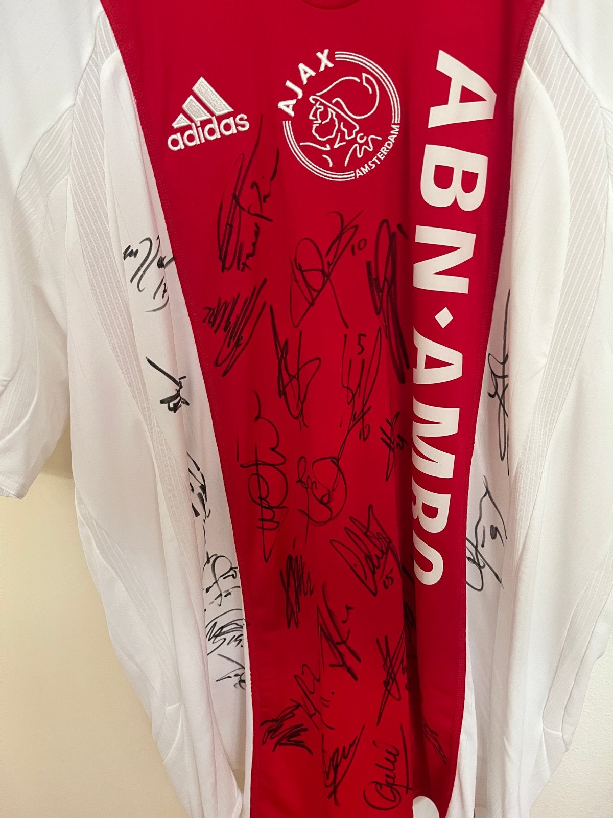 Gesigneerd Ajax thuisshirt - Hele selectie 2006/2007, Ophalen of Verzenden, Zo goed als nieuw, Shirt