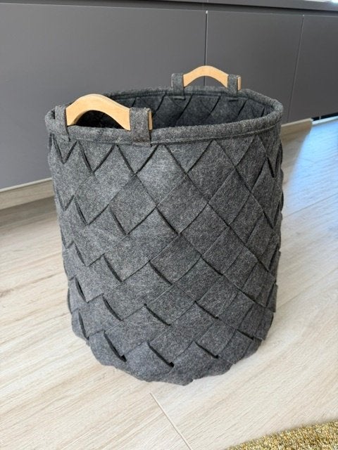 Wasmand AquaNova van gevlochten vilt, Huis en Inrichting, Badkamer | Badtextiel en Accessoires, Ophalen, Overige merken, Zo goed als nieuw