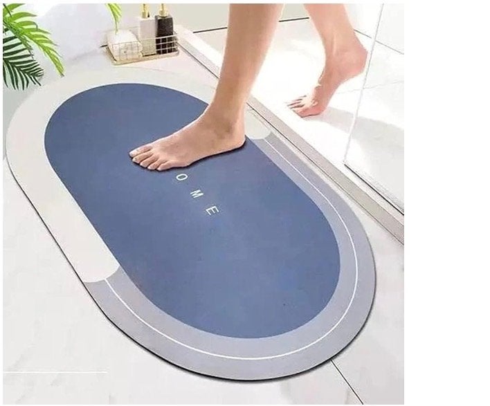 Antislip Badmat - Sneldrogend & Comfortabel, Ophalen of Verzenden, Nieuw, Blauw, Badmat