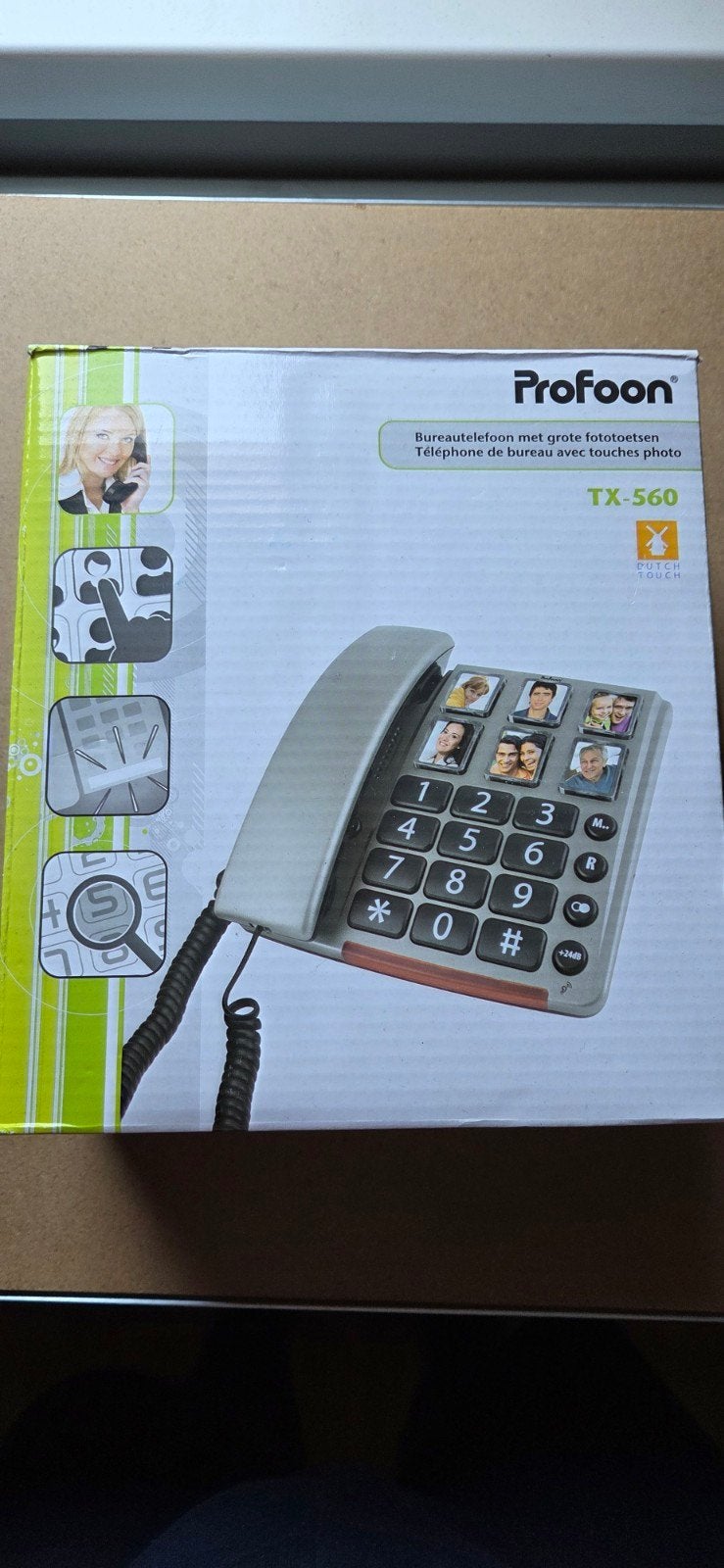 Profoon TX-560 Senioren Telefoon met Fototoetsen, Ophalen of Verzenden