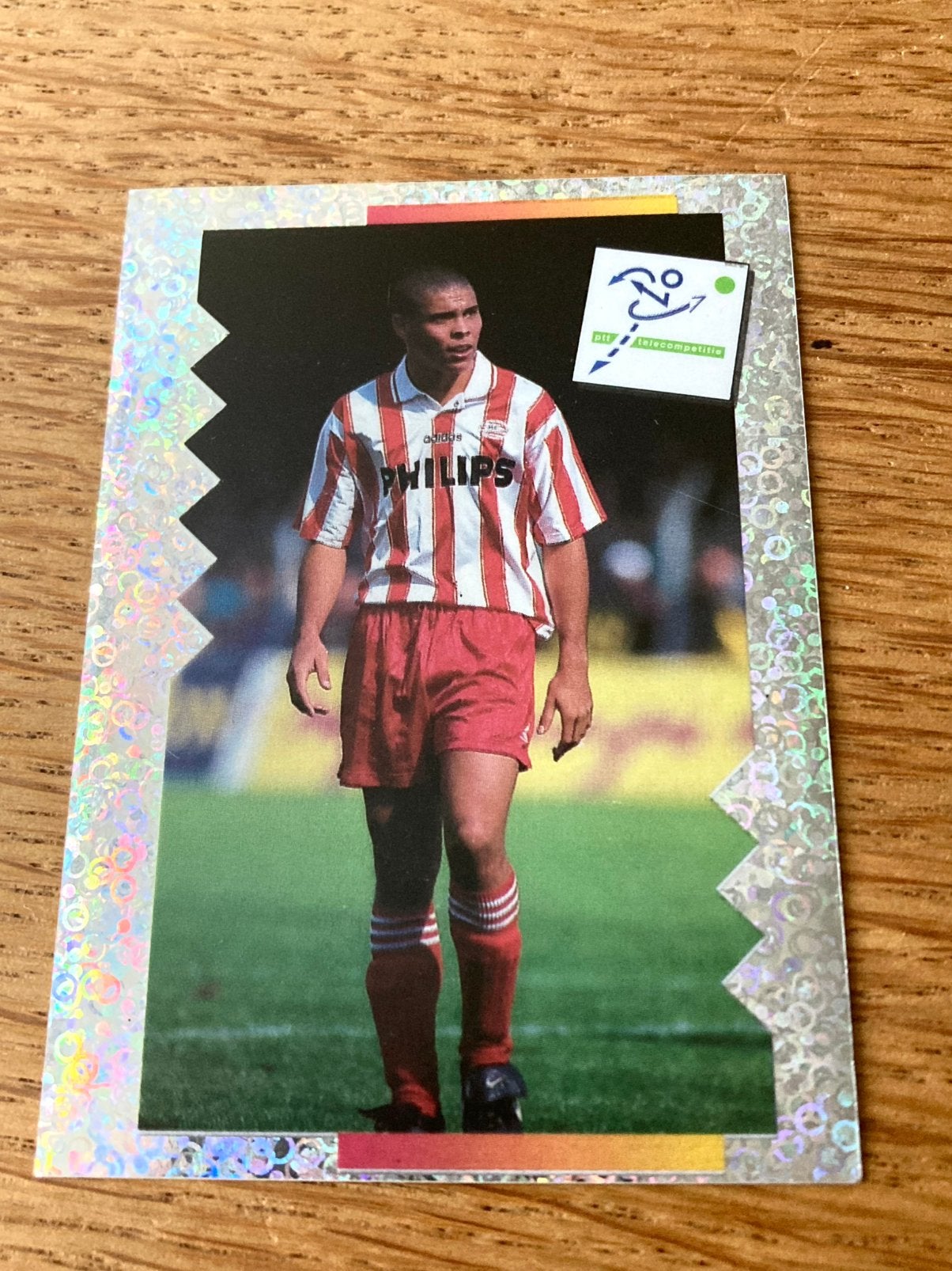 Panini Voetbal 96 Ronaldo PSV #411 sticker, Ophalen of Verzenden, Zo goed als nieuw, Sticker