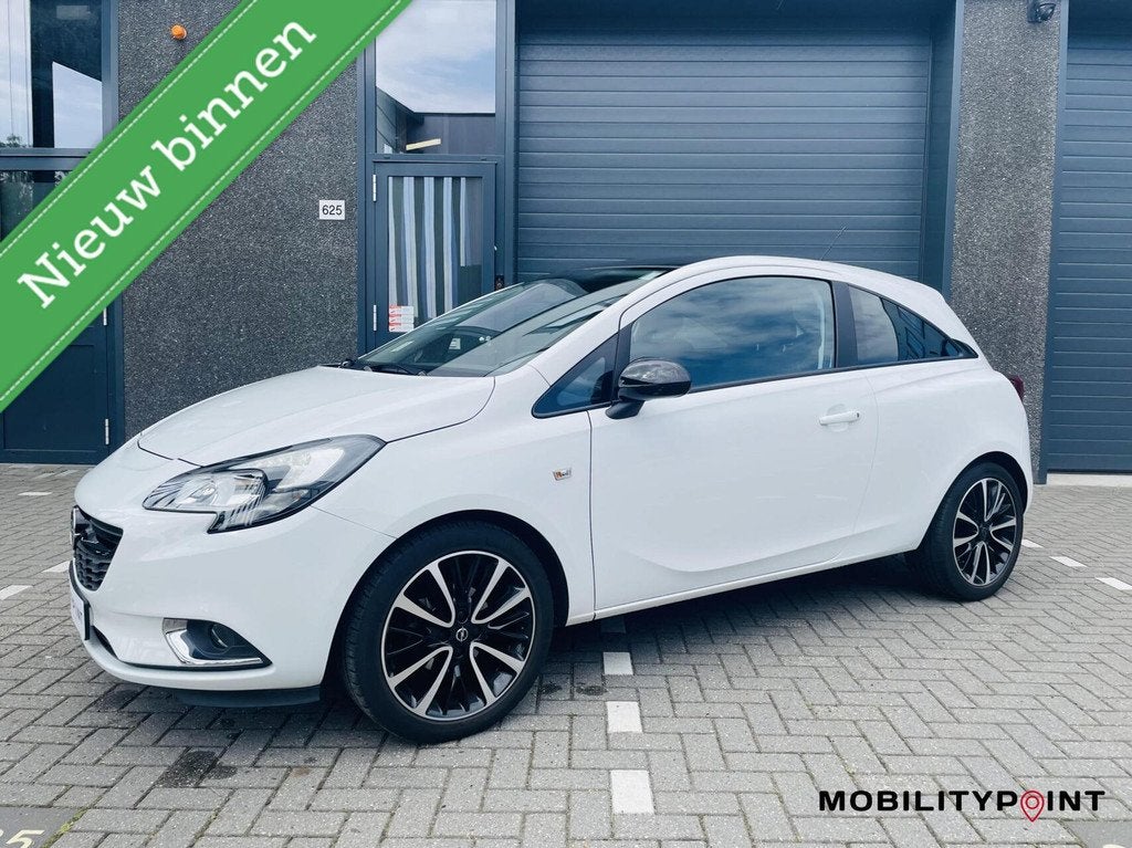 Opel Corsa 1.4 Black Edition|Aut|Carplay|Cruise|Pdc|1e Eig, Auto's, Wit, Origineel Nederlands, Bedrijf, 550 kg