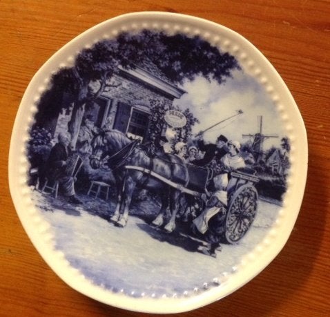 bord Delft, Ophalen of Verzenden