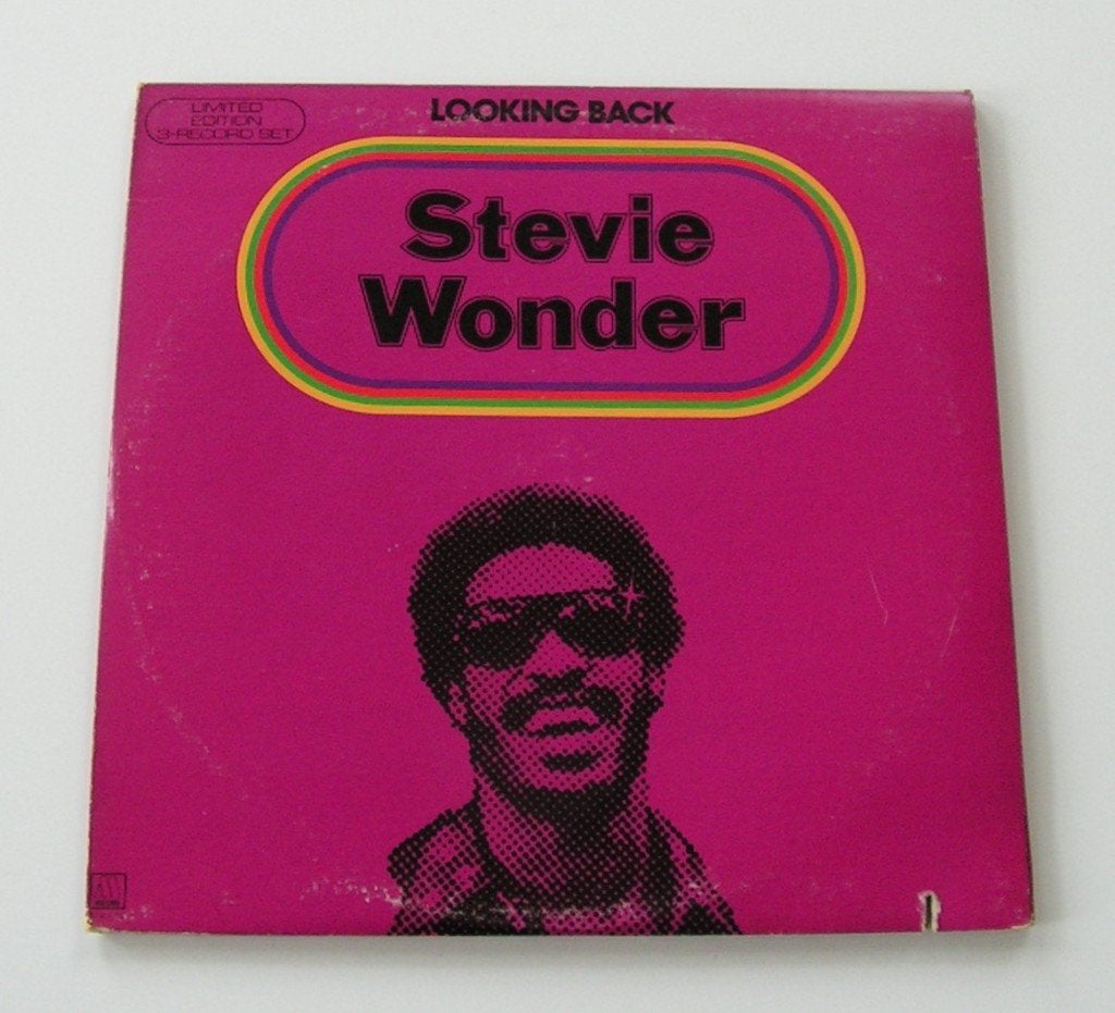 LP Stevie Wonder Looking Back, Gebruikt, Funk, Ophalen of Verzenden, 12 inch