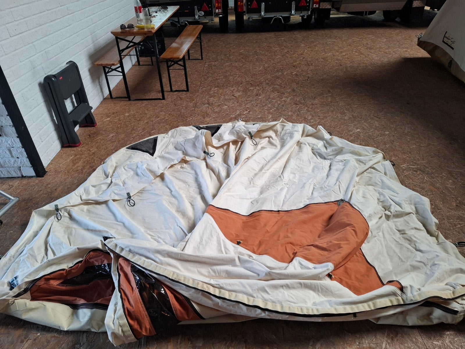 Adventuretent Holtkamper, Ophalen
