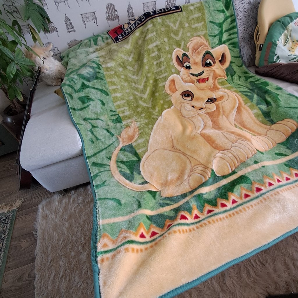 Lion King Simba's pride sprei, zware kwaliteit 210 x 150 cm, Gebruikt, Disney, Eenpersoons, -