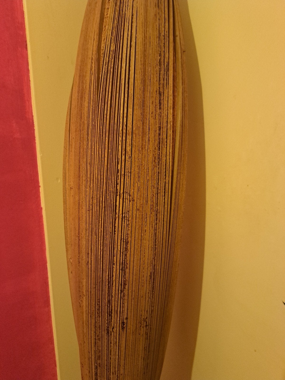 houten onderblad van bananenboom, Ophalen