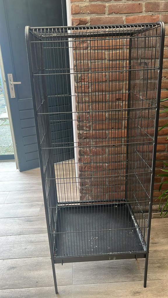 Vogelhok, Dieren en Toebehoren, Vogels | Hokken en Kooien, Ophalen of Verzenden, Zo goed als nieuw, Hout, Vogelkooi