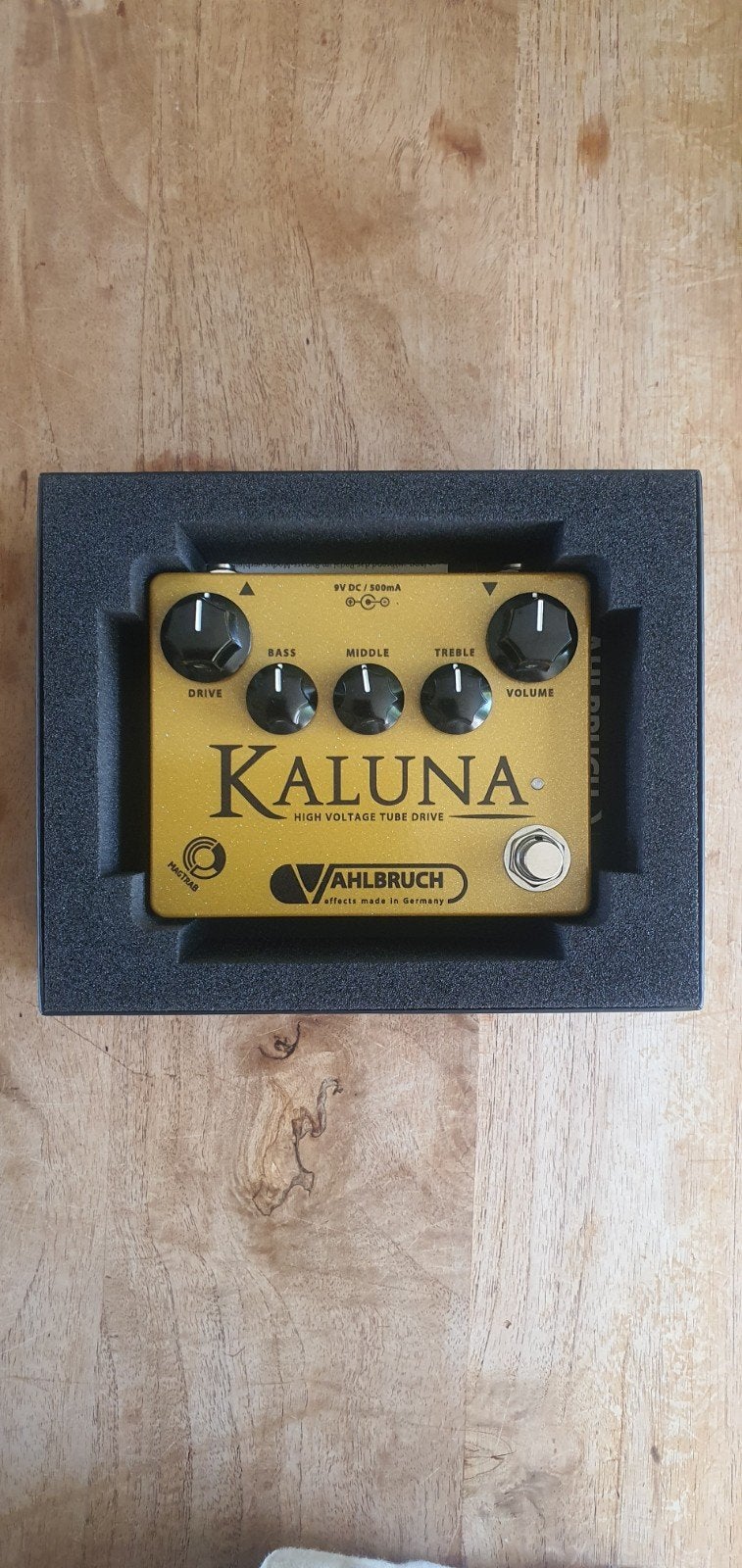 Vahlbruch Kaluna High Voltage Tube Drive Overdrive Pedaal, Ophalen of Verzenden, Zo goed als nieuw, Distortion, Overdrive of Fuzz