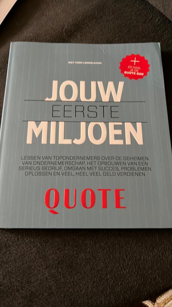 Jort Kelder - Jouw eerste miljoen, Boeken, Ophalen of Verzenden, Zo goed als nieuw, Jort Kelder; Mirjam van den Broeke; Martijn de Meulder; Paul ...