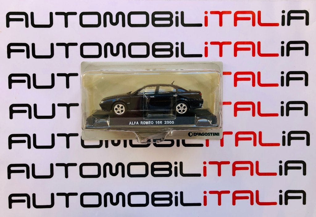Alfa Romeo 166 2.0 T.Spark blu 2000 De Agostini, Ophalen of Verzenden, Nieuw, Auto, Overige merken