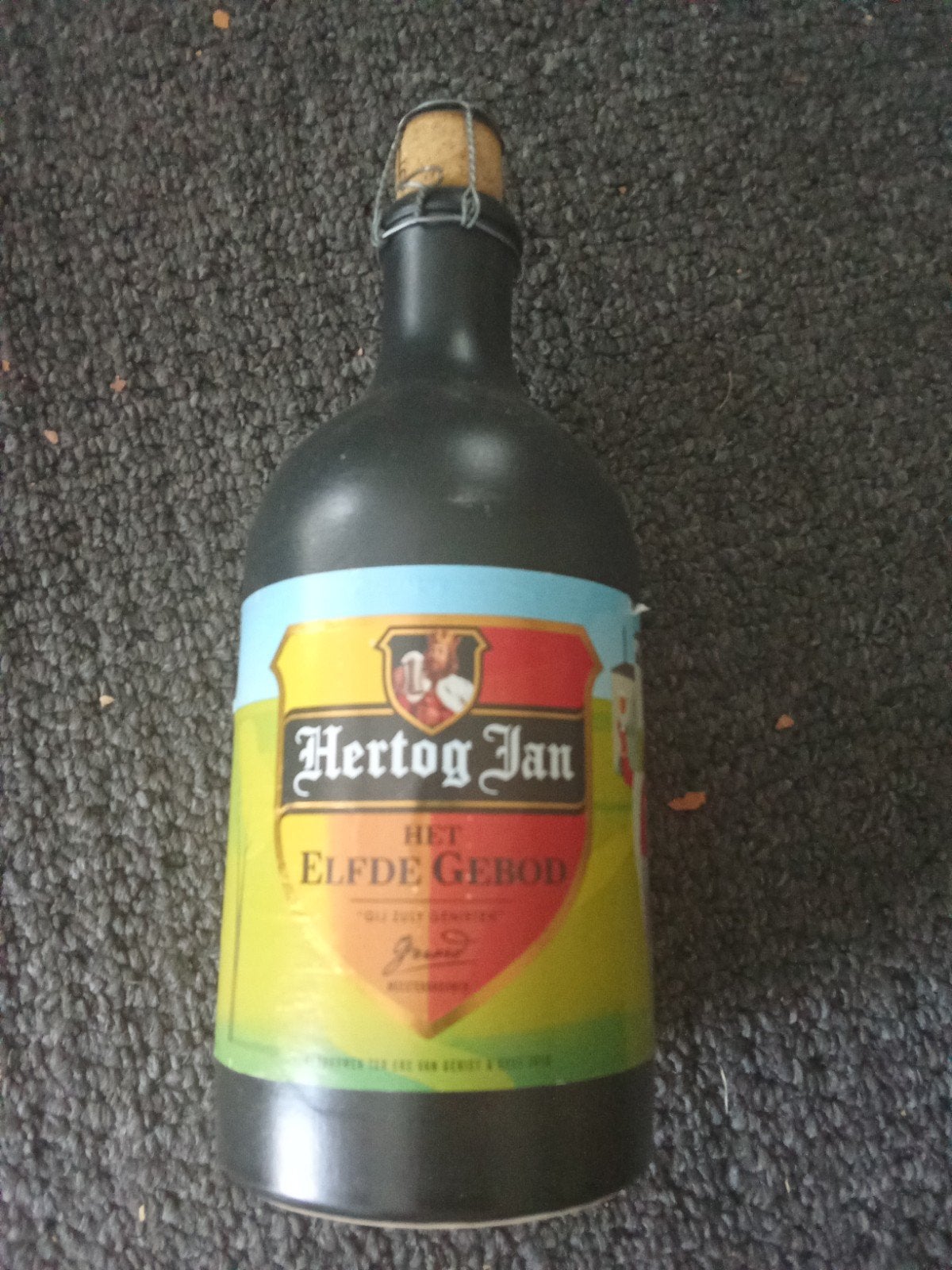 hertoh jan elfde gebod flesje, Verzamelen, Biermerken, Ophalen of Verzenden, Nieuw, Flesje(s), Hertog Jan