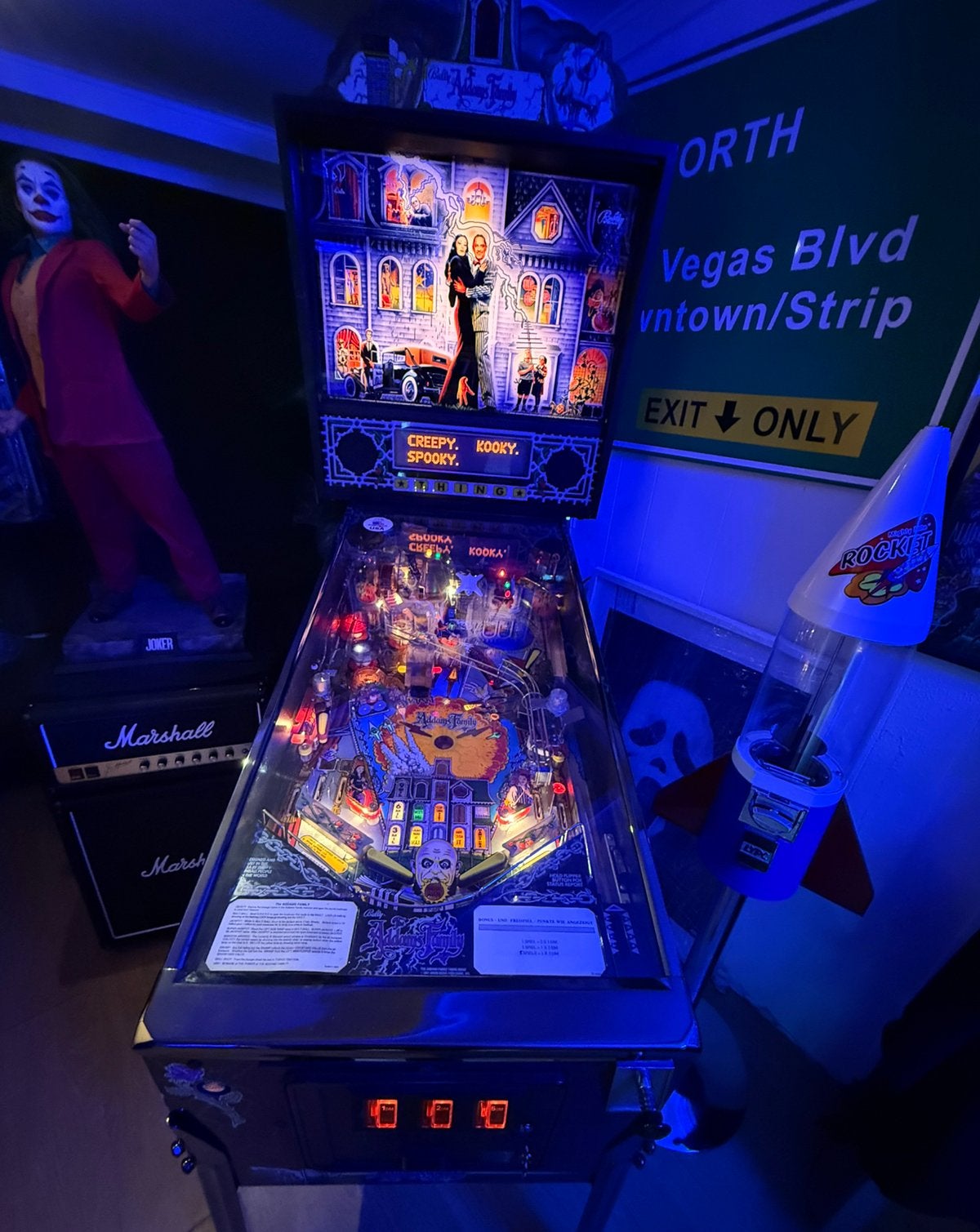 Addams Family Bally Flipperkast, Verzamelen, Gebruikt, Bally, Ophalen of Verzenden, Dot-matrix