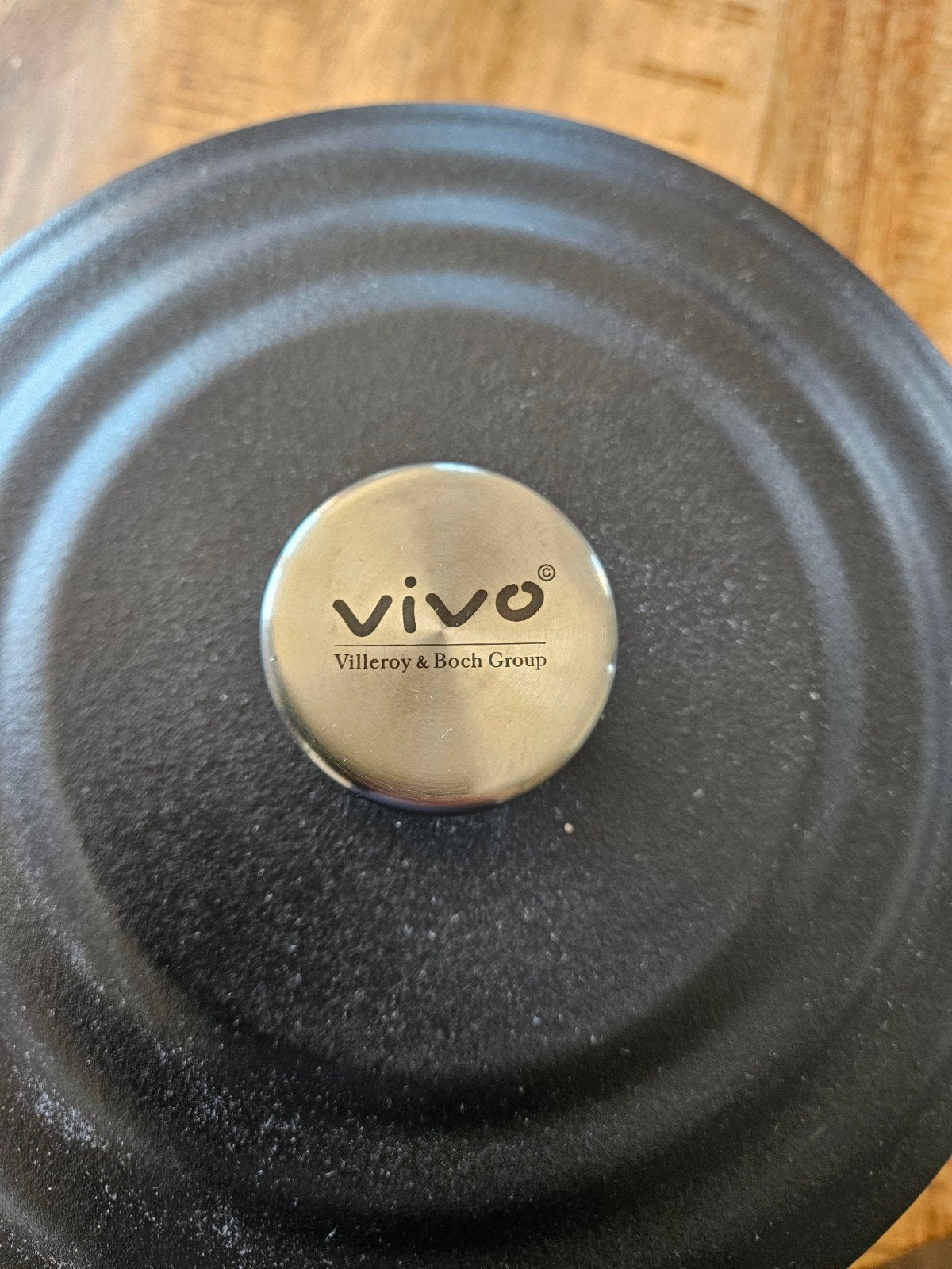 Vivo Villeroy & Boch Gietijzeren Braadpan Zwart, Ophalen, Gietijzer, Zo goed als nieuw, Keramische plaat