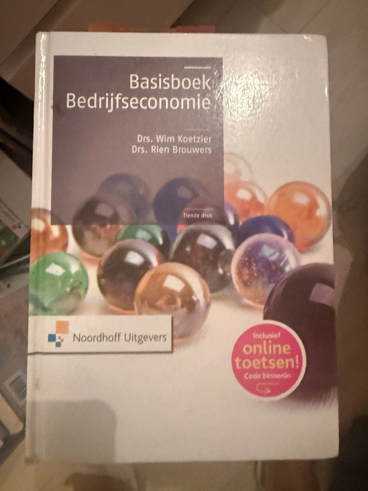 Basisboek Bedrijfseconomie - 10e druk (incl. opgavenboek), Ophalen of Verzenden, Gamma, Zo goed als nieuw, HBO