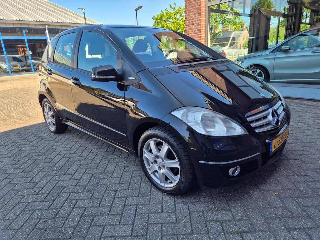 Mercedes-Benz A-Klasse A160 Automaat AvantGarde (bj 2010), Auto's, Mercedes-Benz, Euro 5, Zwart, 1000 kg, A-Klasse