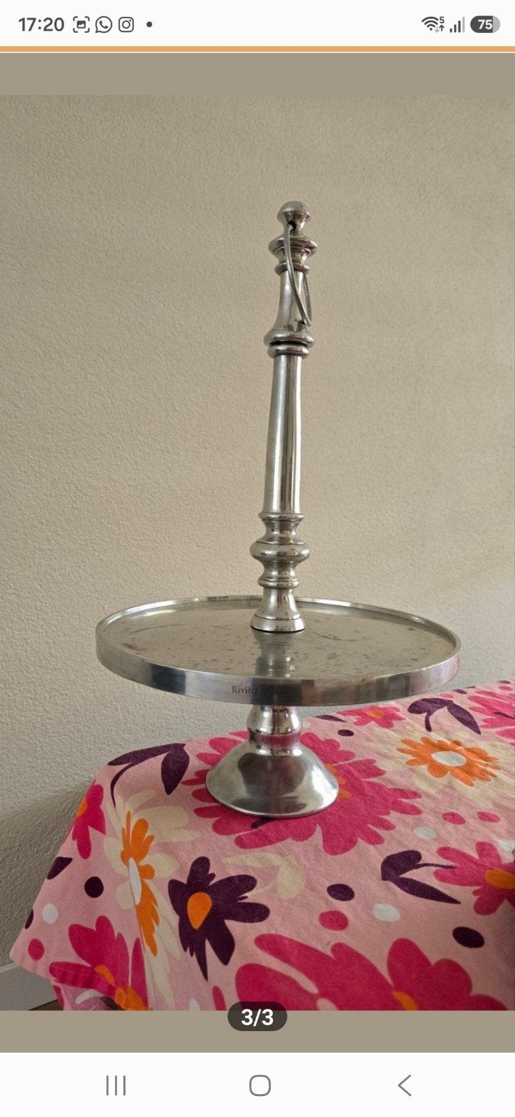 Etagere, Ophalen