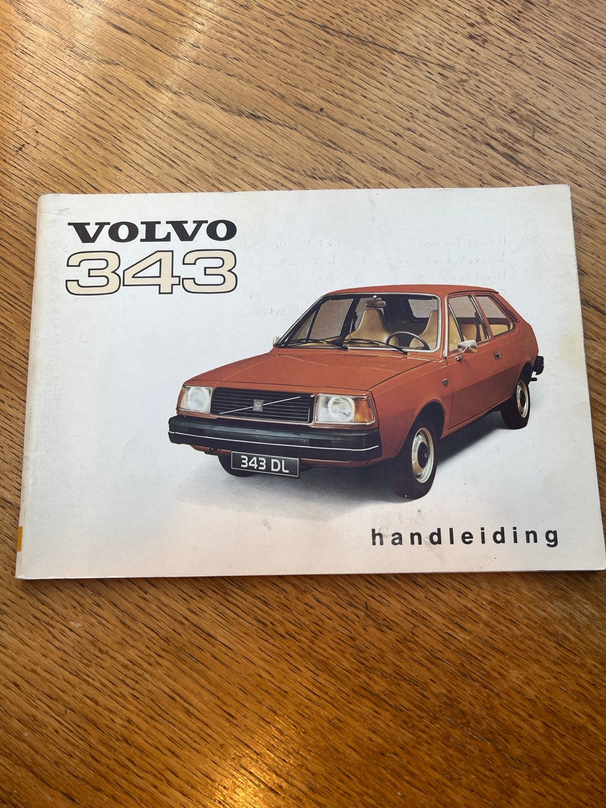 Handleiding Volvo 343 DL - Origineel uit de jaren '70, Ophalen of Verzenden