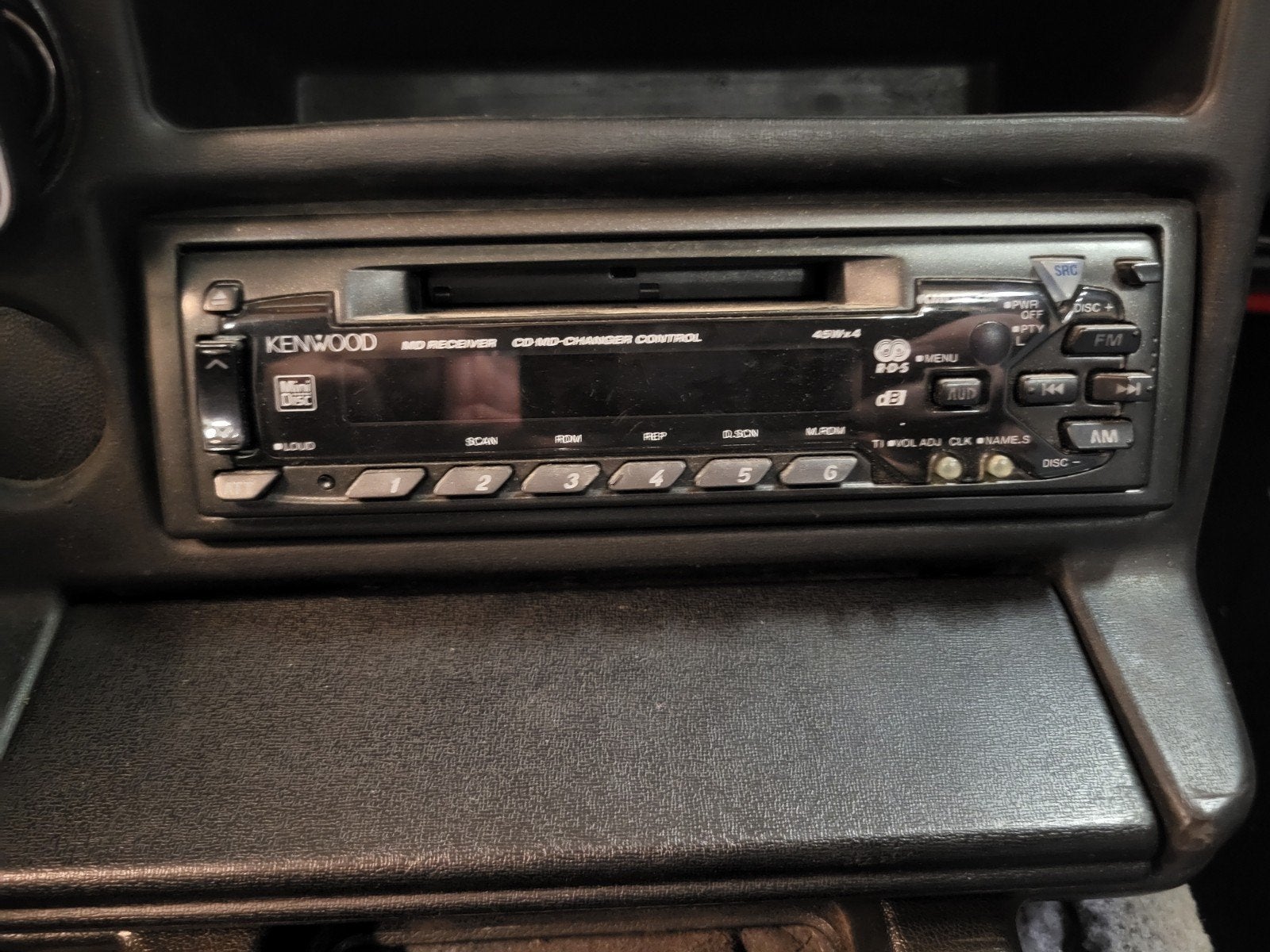Kenwood radio minidisc cd-wisselaar set, Ophalen of Verzenden, Gebruikt
