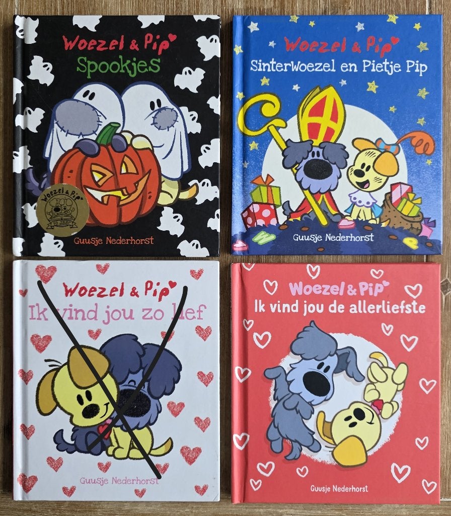 Leuke mini boekjes van Woezel en Pip - oa Sinterklaas  , Ophalen of Verzenden, Zo goed als nieuw, Guusje Nederhorst, 2 tot 3 jaar