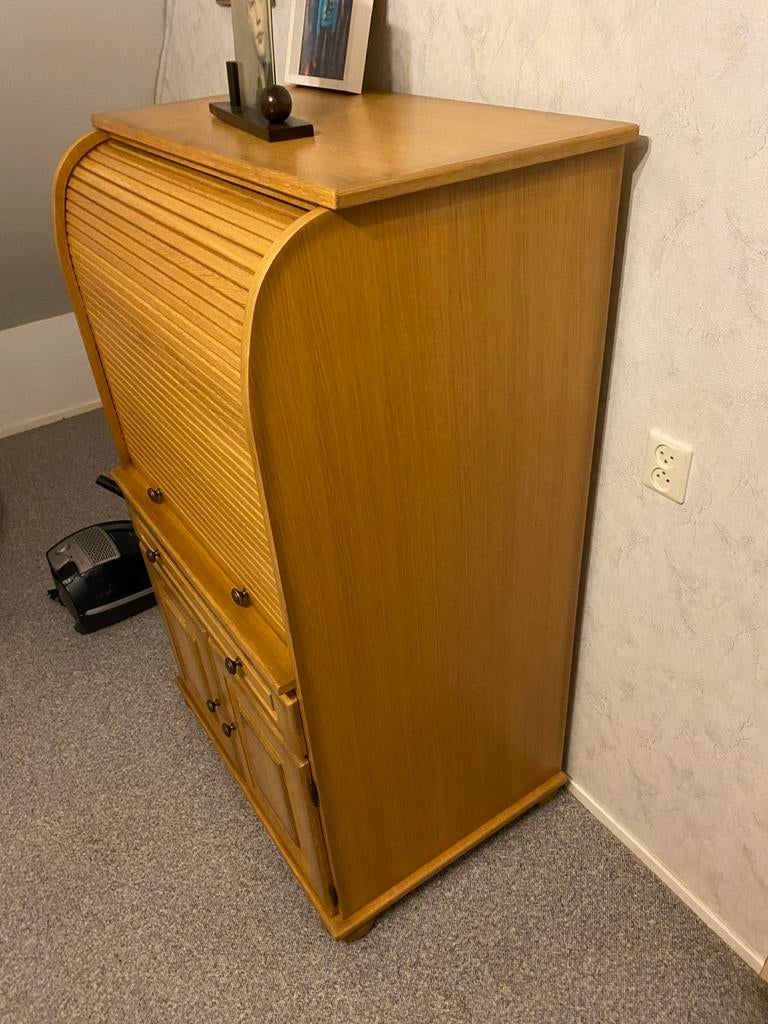 Grenen computerkast GRATIS, Ophalen, 50 tot 100 cm, Zo goed als nieuw, Minder dan 100 cm