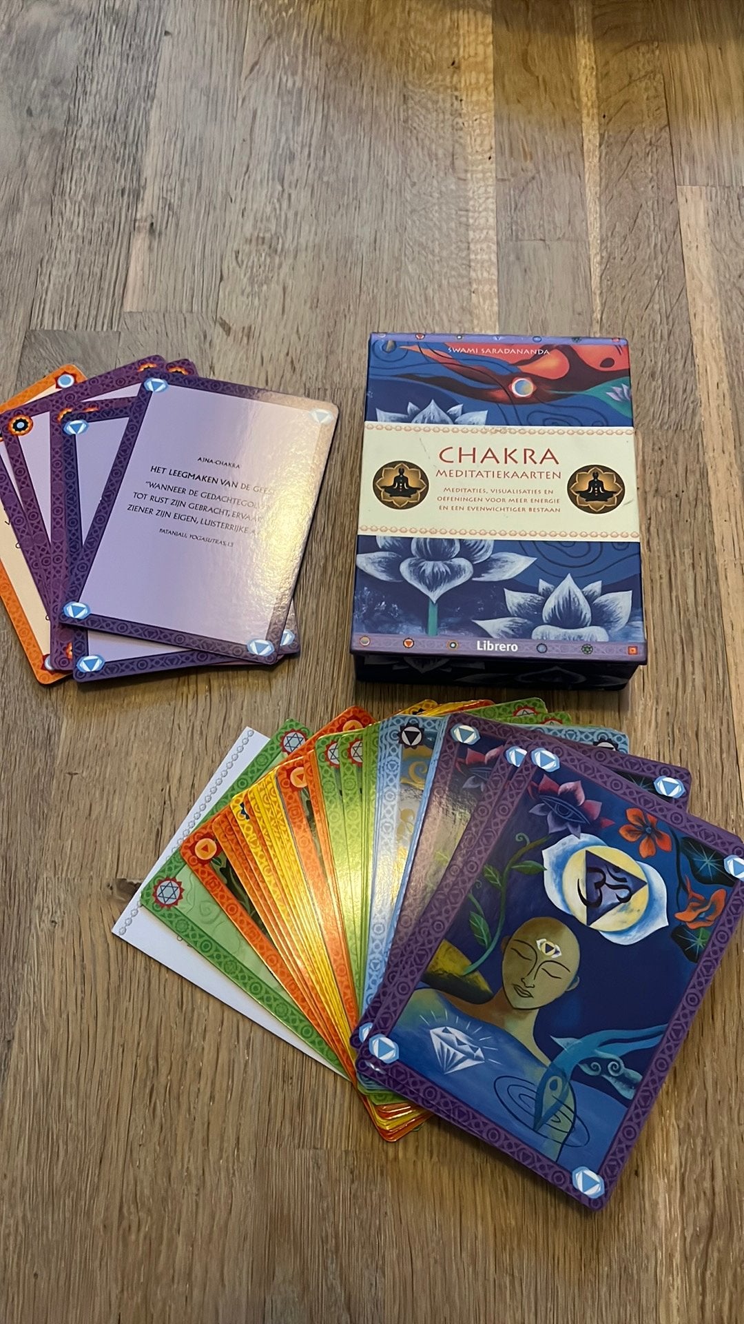 Chakra meditatiekaaryen, Ophalen of Verzenden, Zo goed als nieuw, Speelkaart(en)