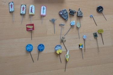 restant speldjes, 23 stuks, Jamin, Animo, Fyffes, voetballer, Ophalen of Verzenden, Zo goed als nieuw, Overige onderwerpen