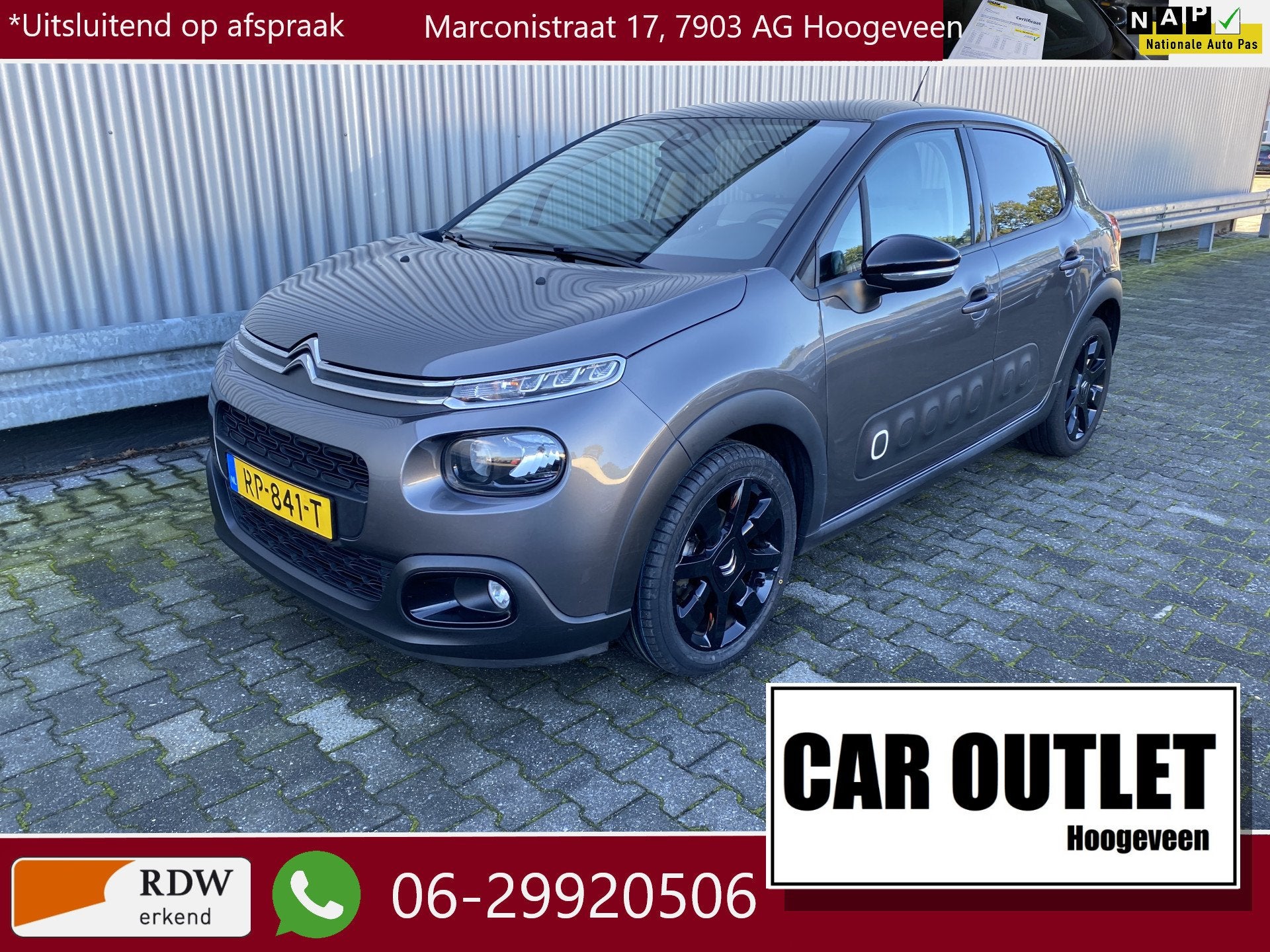 Citroën C3 1.2 PureTech Shine Clima, Navi, Carplay, CC, PDC, Euro 6, 1199 cc, 82 pk, 450 kg