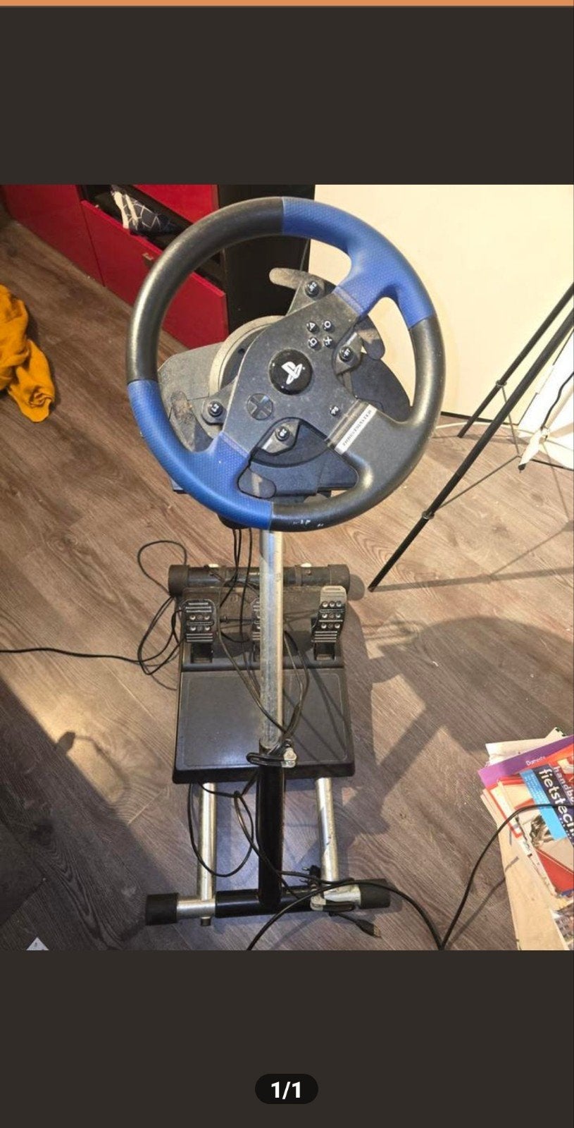 Thrustmaster T150 racestuur met pedalen voor PlayStation, Ophalen of Verzenden, Gebruikt, Stuur of Pedalen, PlayStation 3