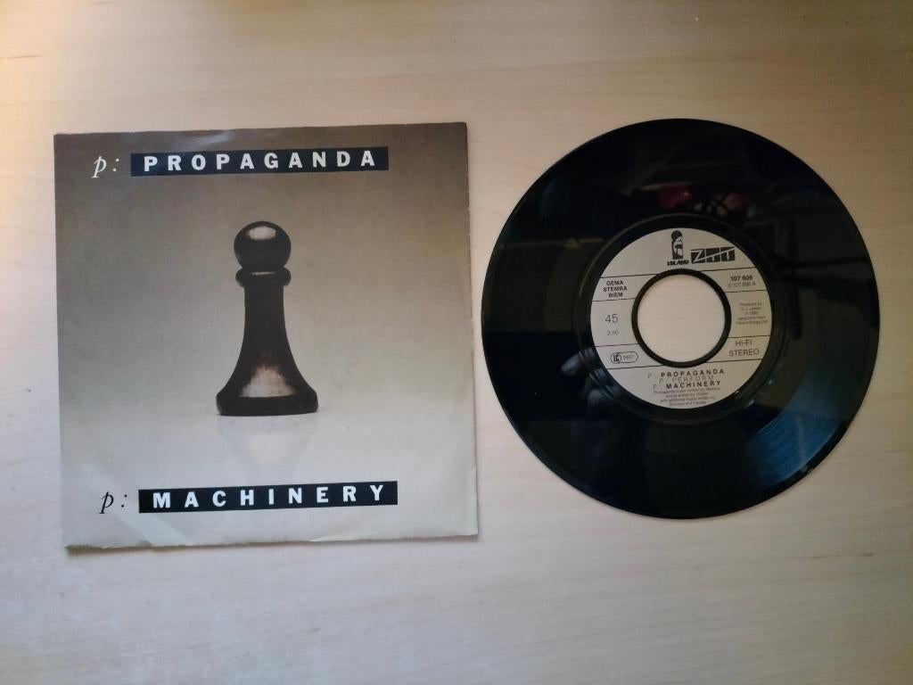 Propaganda - P:Machinery / Frozen faces, Ophalen of Verzenden, Gebruikt, Pop