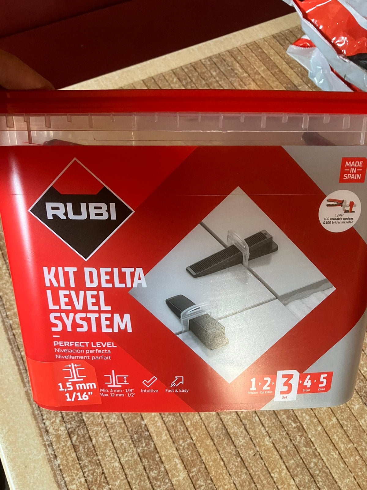 Zeer uitgebreide Rubi delta levelling set !! Nieuw!!, 60 cm of meer, Overige typen, Nieuw, Ophalen of Verzenden