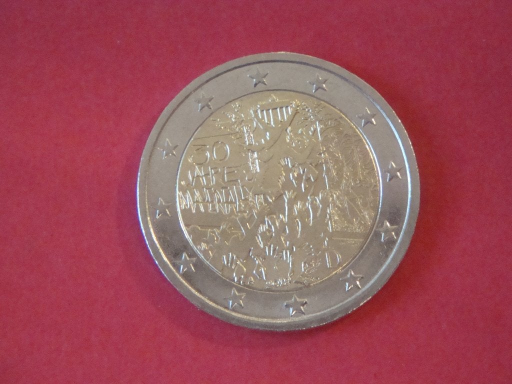 Duitsland 2 Euromunt Val van de Berlijnse Muur 2019 a., Verzenden, Duitsland, 2 euro, Losse munt