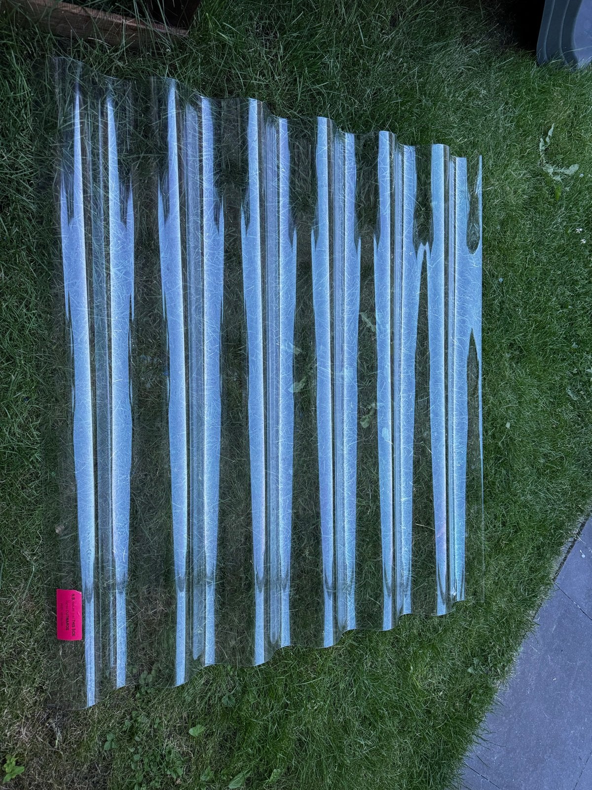 Golfplaat polycarbonaat 177/51 type F 122 x 110 cm, Ophalen, Nieuw, Overige materialen, Minder dan 20 mm