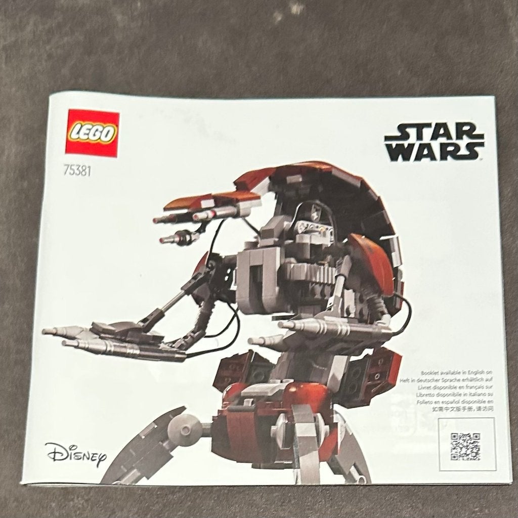 LEGO Star Wars - Droideka #75381, Ophalen, Star Wars, Lego, Zo goed als nieuw