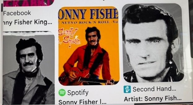 Sonny Fisher met originele handtekening., Ophalen of Verzenden, Zo goed als nieuw, Overige typen