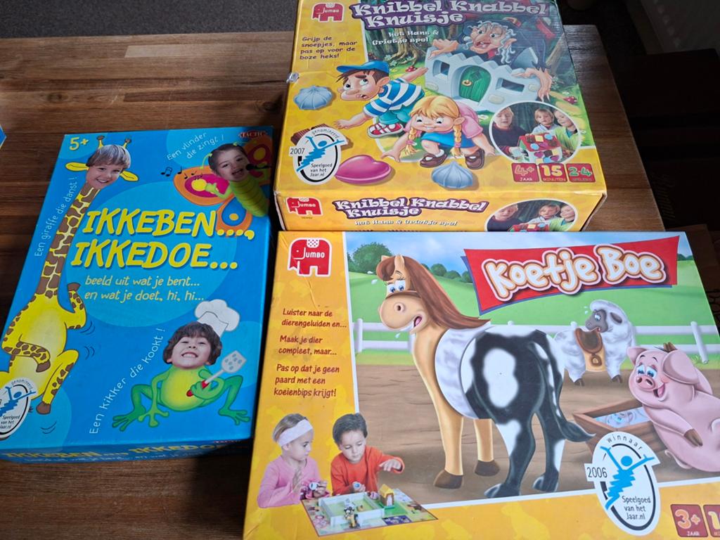 Knibbel,knabbel knuisje,koetje boe,ikke ben ikke doe, Ophalen, Gebruikt