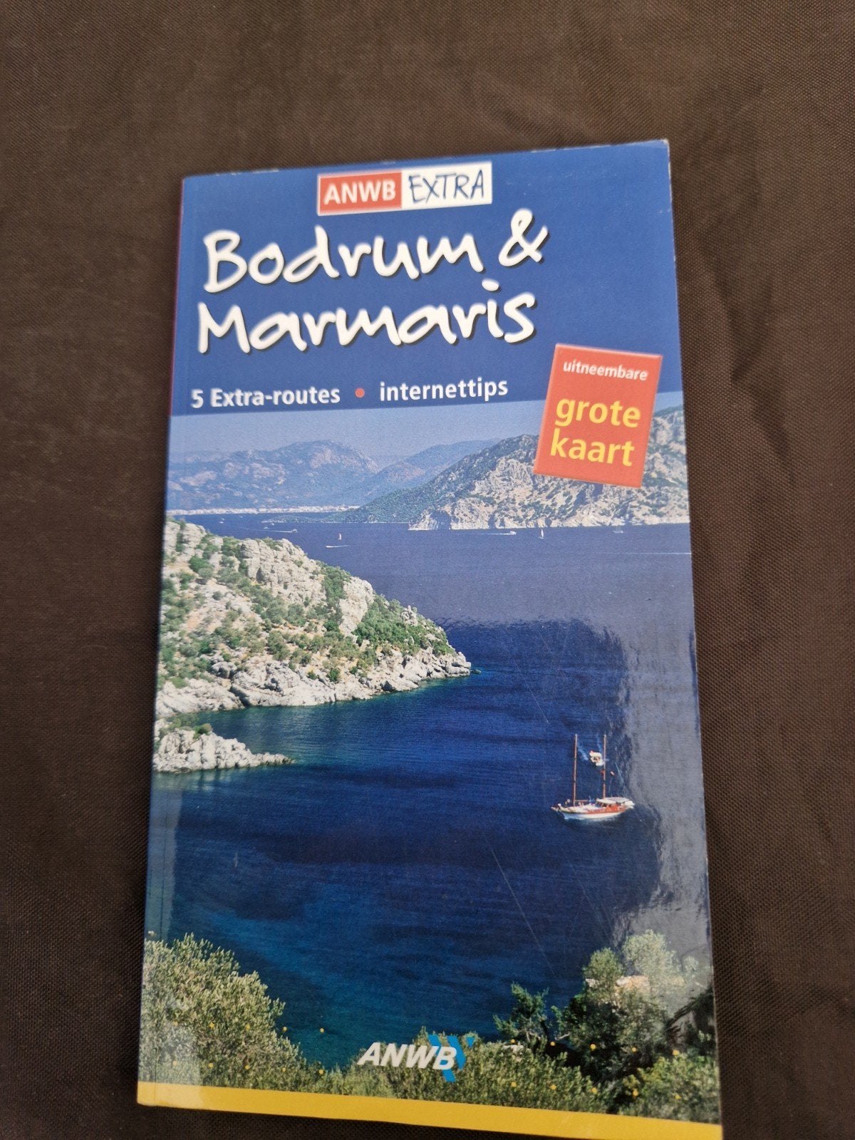 ANWB Extra Reisgids Bodrum & Marmaris met grote kaart, Europa, Ophalen of Verzenden, Zo goed als nieuw, Reisgids of -boek