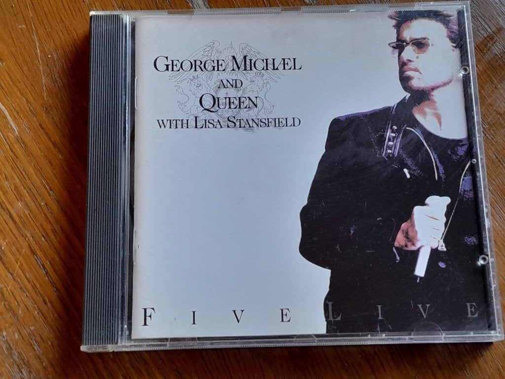 George Michael & Queen  - Five Live cd ZGAN, Pop, Inclusief doosje, Ophalen of Verzenden, Zo goed als nieuw