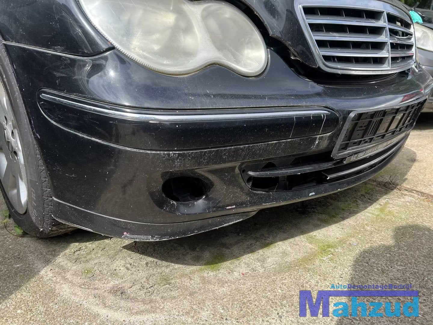 MERCEDES C KLASSE W203 Zwart 197 Voorbumper, Auto-onderdelen, Gebruikt, Mercedes-Benz AG, Voor, Mercedes-Benz