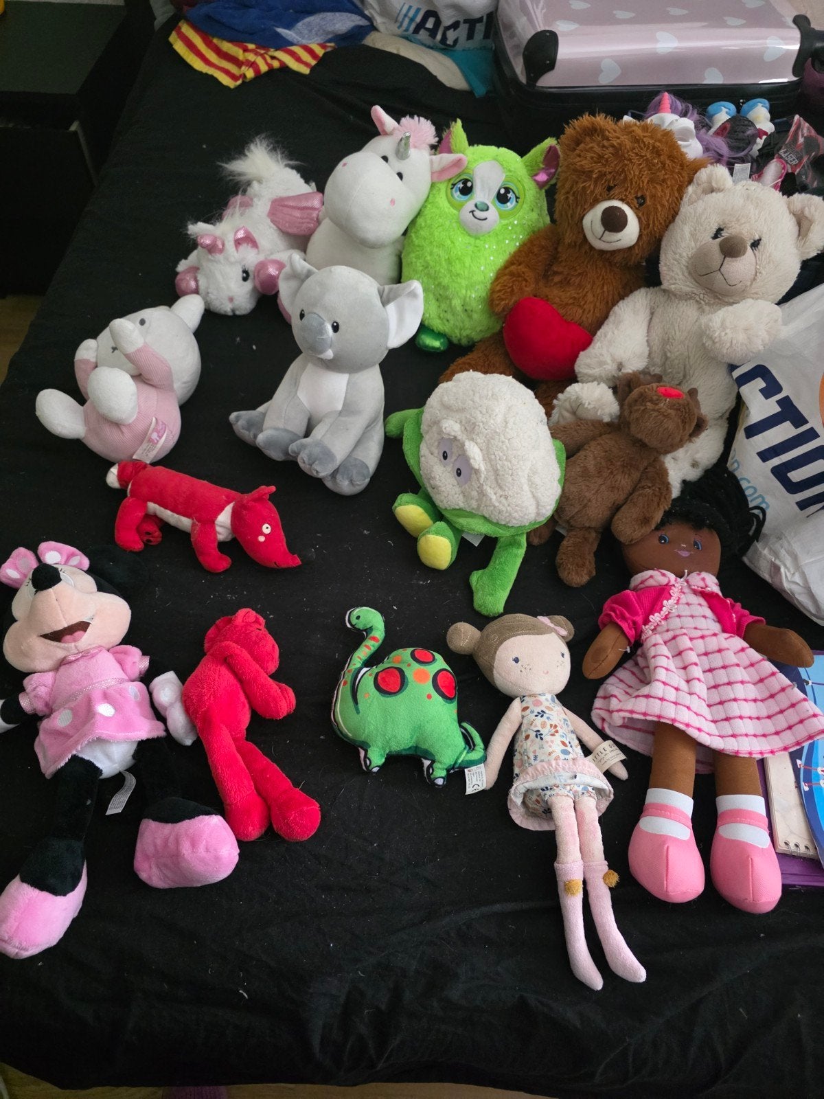 Grote collectie knuffels: diverse dieren en karakters, Kinderen en Baby's, Speelgoed | Knuffels en Pluche, Eenhoorn, Disney, Ophalen of Verzenden