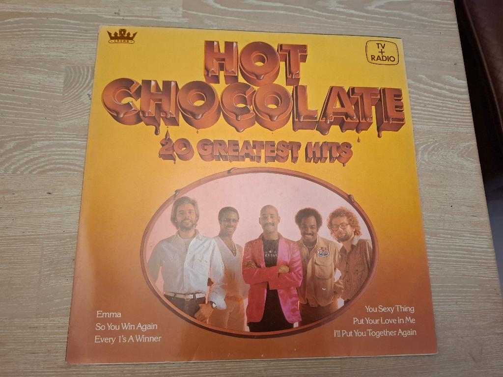 LP Hot Chocolate – 20 Greatest Hits. (1980), Cd's en Dvd's, Vinyl | Pop, Gebruikt, 1980 - 1989, Ophalen of Verzenden, 12 inch