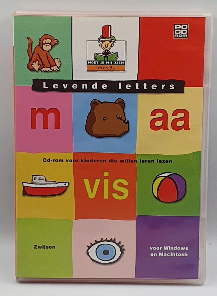 Te koop: Levende letters cd-rom, Computers en Software, Educatie- en Cursussoftware, Zo goed als nieuw, Overige typen, Windows