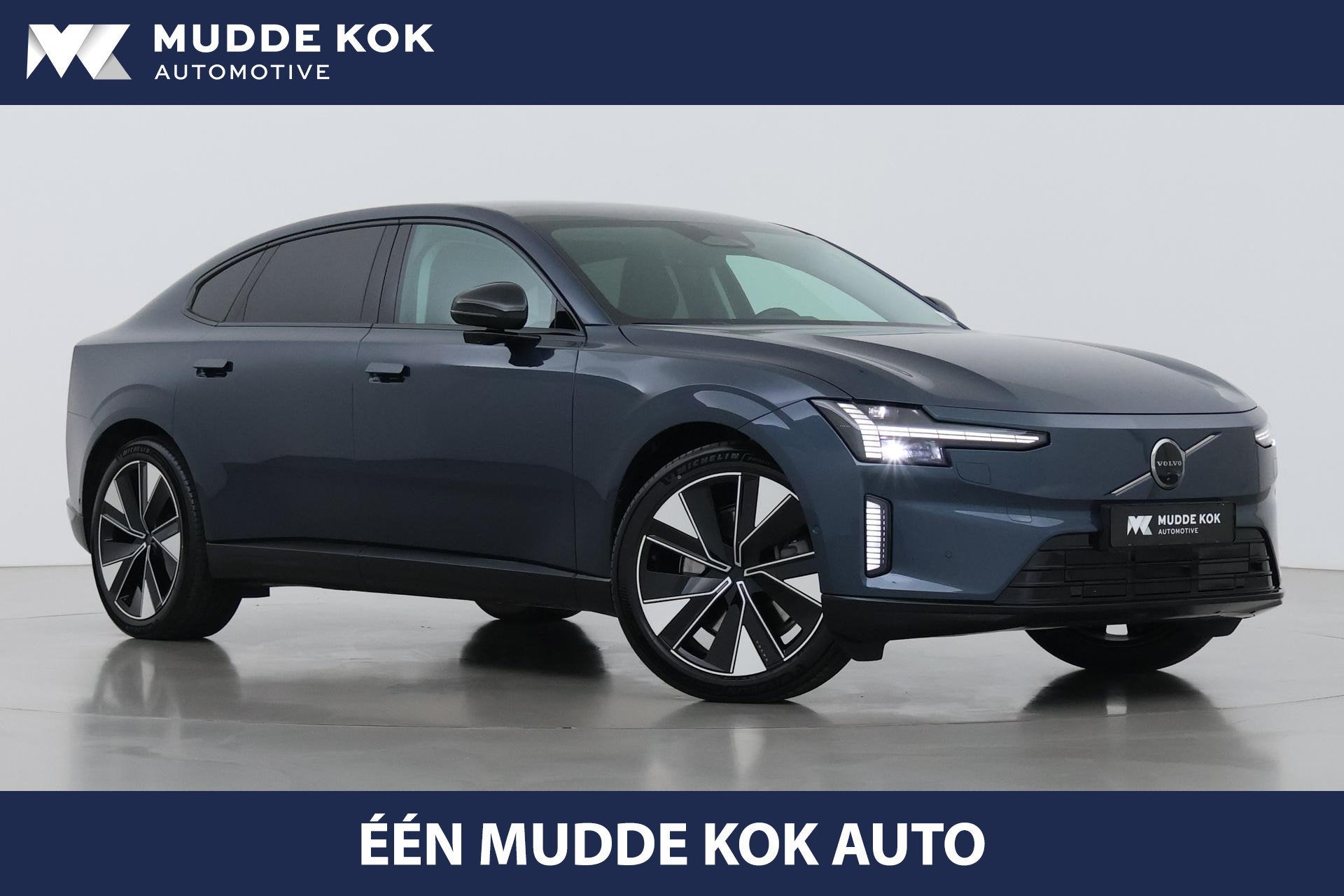Volvo ES90 Single Motor Extended Range Plus 92 kWh | FACELIF, Auto's, Automaat, Gebruikt, 662 km, Blauw