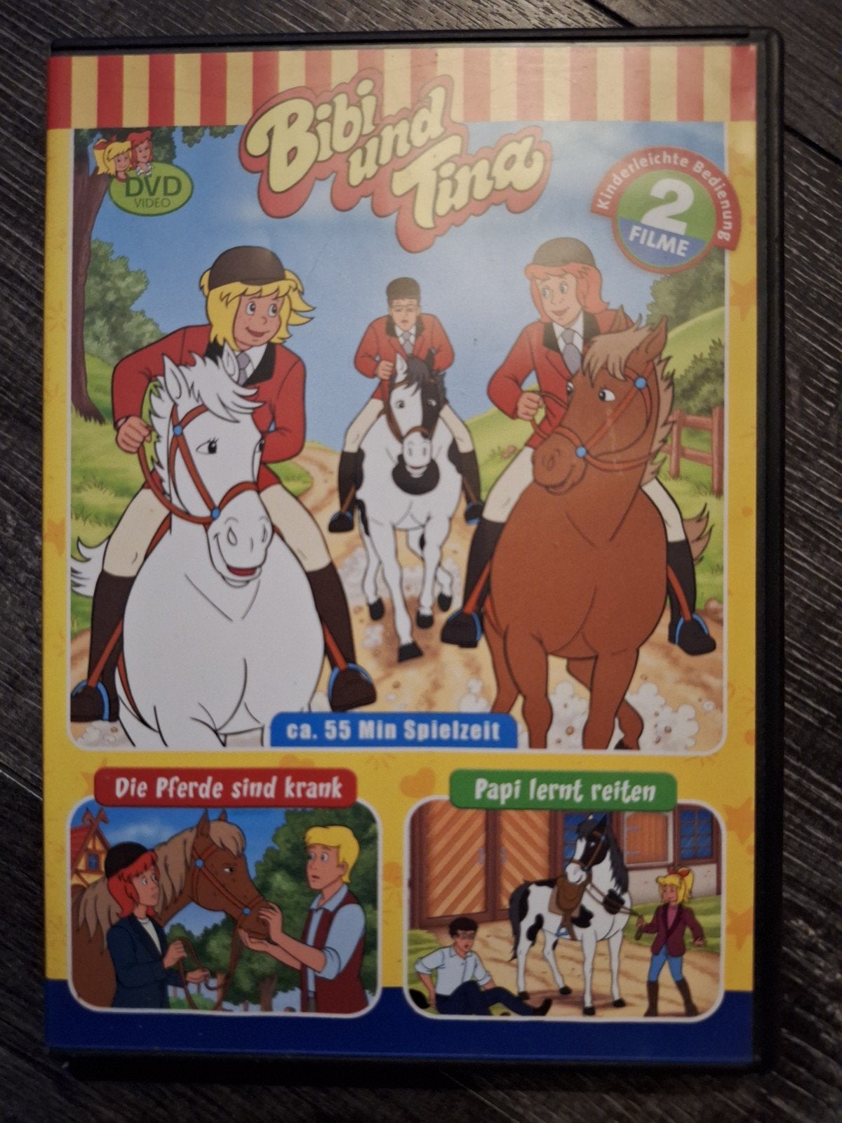 Bibi en Tina DVD - De paarden zijn ziek / Papi leert rijden, Gebruikt, Alle leeftijden, Duits, Ophalen of Verzenden