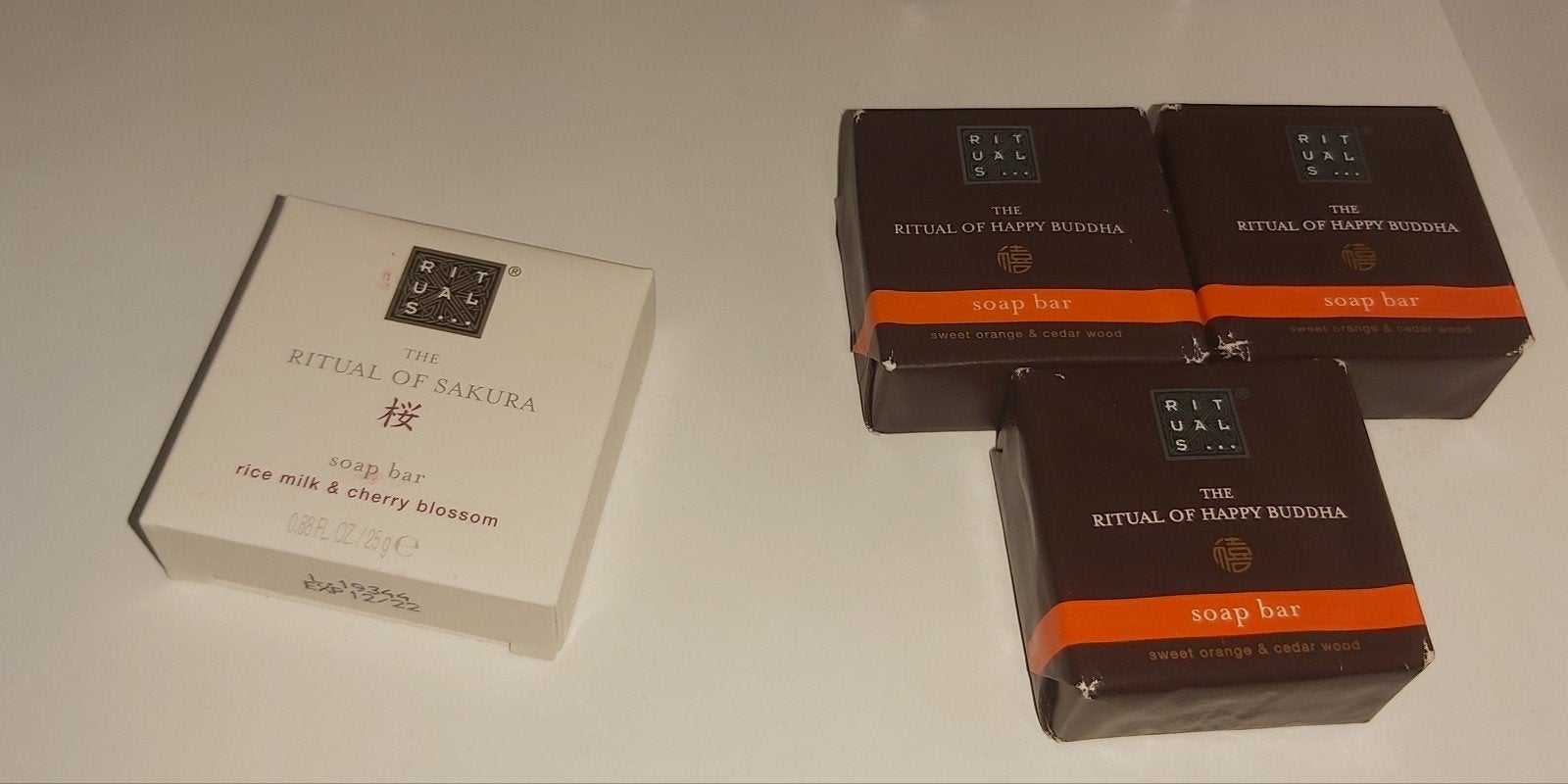 Rituals- zeepjes  (Karma, Sakura & Happy Buddha), Verzenden, Nieuw, Bad & Douche