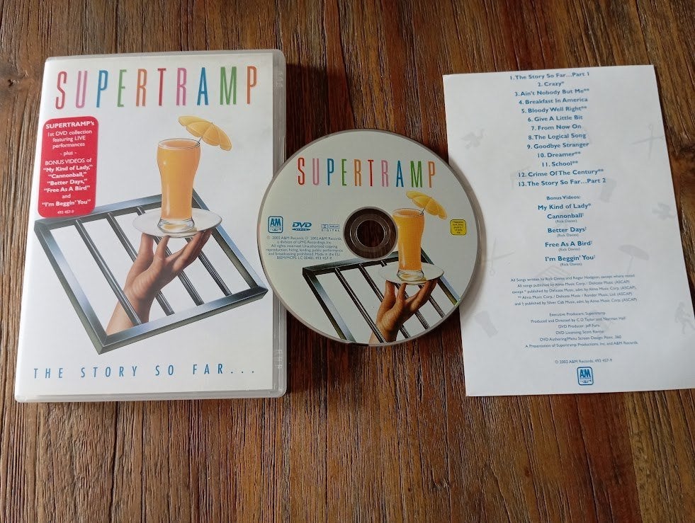 Supertramp The story so far  DVD, Alle leeftijden, Verzenden, Zo goed als nieuw