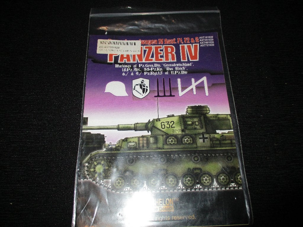 D-364,ECHELON 1-35,NO,EC-AXT-351020,18.PzAbt, 11.PD & Das Re, Overige merken, 1:32 tot 1:50, Overige typen, Nieuw