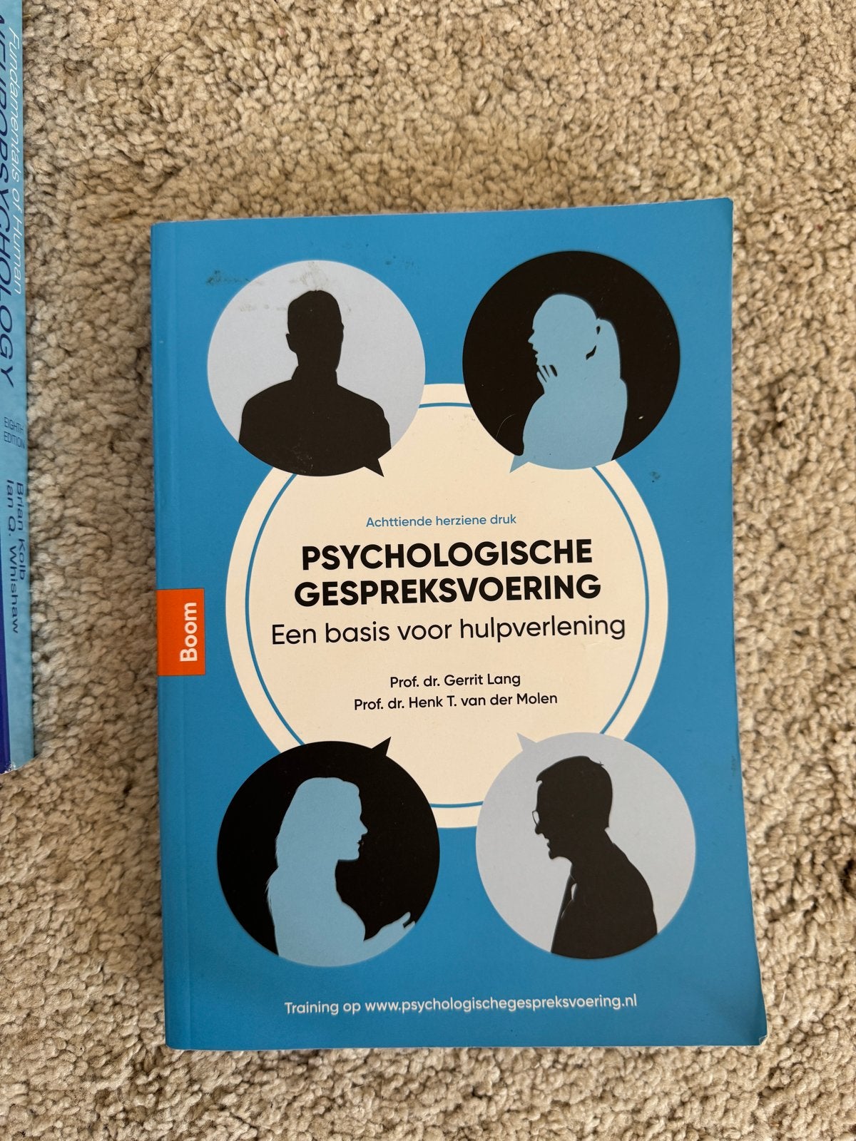 Psychologische Gespreksvoering - 8e herziene druk, Boeken, Studieboeken en Cursussen, Zo goed als nieuw, HBO, Gamma, Verzenden