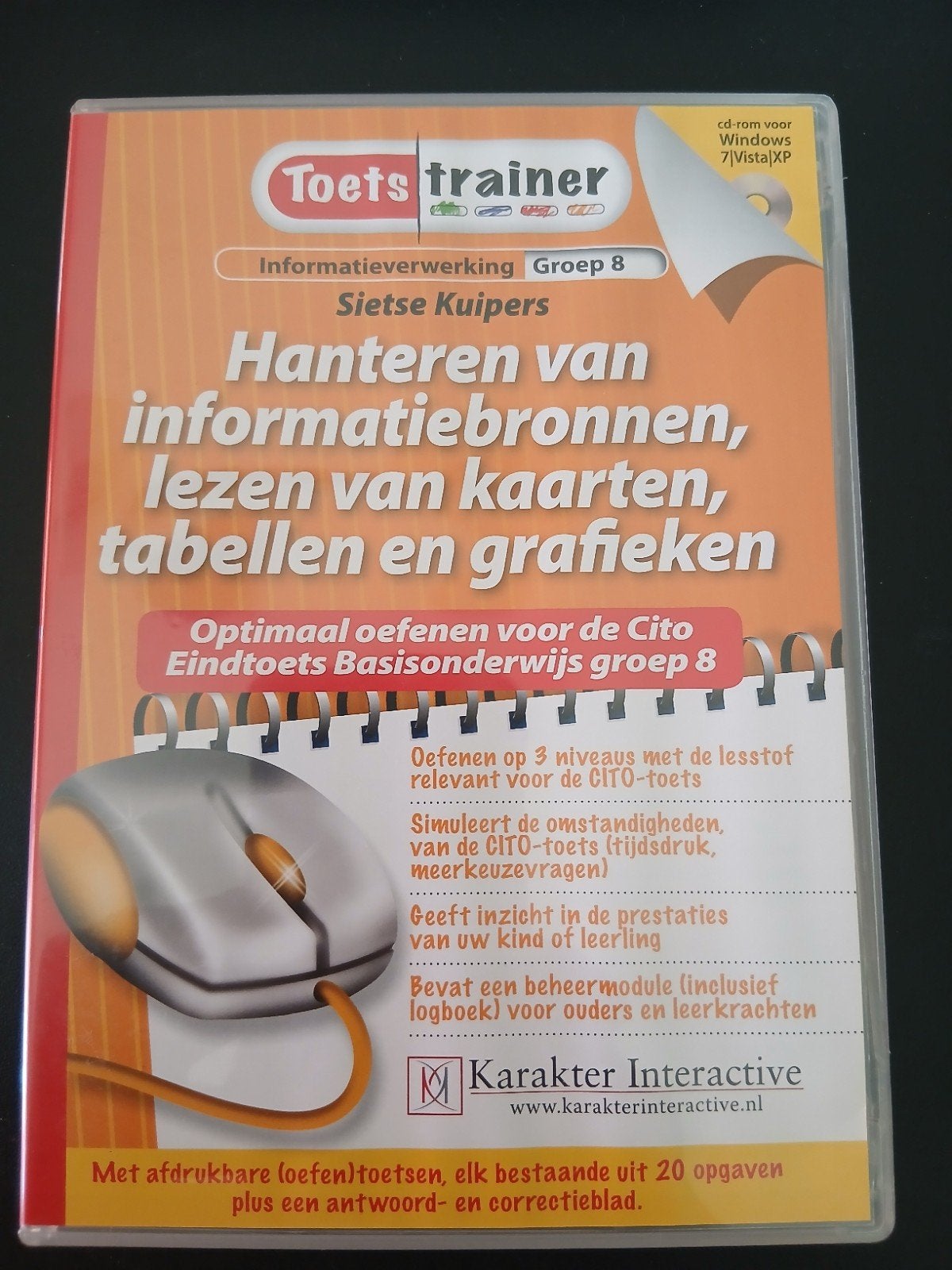Toetstrainer Cito Eindtoets Basisonderwijs Groep 8, Verzenden, Zo goed als nieuw, LBO, Sietse Kuipers